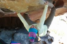 Bouldering in Hueco Tanks on 12/31/2018 with Blue Lizard Climbing and Yoga

Filename: SRM_20181231_1514070.jpg
Aperture: f/4.0
Shutter Speed: 1/320
Body: Canon EOS-1D Mark II
Lens: Canon EF 50mm f/1.8 II