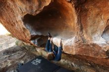 Bouldering in Hueco Tanks on 12/31/2018 with Blue Lizard Climbing and Yoga

Filename: SRM_20181231_1646470.jpg
Aperture: f/4.5
Shutter Speed: 1/200
Body: Canon EOS-1D Mark II
Lens: Canon EF 16-35mm f/2.8 L