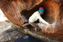 Bouldering in Hueco Tanks on 12/31/2018 with Blue Lizard Climbing and Yoga

Filename: SRM_20181231_1649280.jpg
Aperture: f/4.5
Shutter Speed: 1/250
Body: Canon EOS-1D Mark II
Lens: Canon EF 16-35mm f/2.8 L