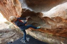Bouldering in Hueco Tanks on 12/31/2018 with Blue Lizard Climbing and Yoga

Filename: SRM_20181231_1651410.jpg
Aperture: f/3.2
Shutter Speed: 1/250
Body: Canon EOS-1D Mark II
Lens: Canon EF 16-35mm f/2.8 L