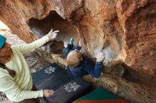 Bouldering in Hueco Tanks on 12/31/2018 with Blue Lizard Climbing and Yoga

Filename: SRM_20181231_1654040.jpg
Aperture: f/4.0
Shutter Speed: 1/250
Body: Canon EOS-1D Mark II
Lens: Canon EF 16-35mm f/2.8 L