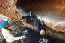 Bouldering in Hueco Tanks on 12/31/2018 with Blue Lizard Climbing and Yoga

Filename: SRM_20181231_1657210.jpg
Aperture: f/3.5
Shutter Speed: 1/250
Body: Canon EOS-1D Mark II
Lens: Canon EF 16-35mm f/2.8 L