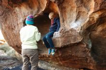 Bouldering in Hueco Tanks on 12/31/2018 with Blue Lizard Climbing and Yoga

Filename: SRM_20181231_1706120.jpg
Aperture: f/4.0
Shutter Speed: 1/200
Body: Canon EOS-1D Mark II
Lens: Canon EF 16-35mm f/2.8 L