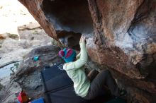 Bouldering in Hueco Tanks on 12/31/2018 with Blue Lizard Climbing and Yoga

Filename: SRM_20181231_1711130.jpg
Aperture: f/5.6
Shutter Speed: 1/200
Body: Canon EOS-1D Mark II
Lens: Canon EF 16-35mm f/2.8 L