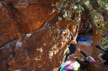 Bouldering in Hueco Tanks on 12/31/2018 with Blue Lizard Climbing and Yoga

Filename: SRM_20181231_1752510.jpg
Aperture: f/4.5
Shutter Speed: 1/160
Body: Canon EOS-1D Mark II
Lens: Canon EF 16-35mm f/2.8 L
