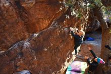 Bouldering in Hueco Tanks on 12/31/2018 with Blue Lizard Climbing and Yoga

Filename: SRM_20181231_1753040.jpg
Aperture: f/4.5
Shutter Speed: 1/160
Body: Canon EOS-1D Mark II
Lens: Canon EF 16-35mm f/2.8 L