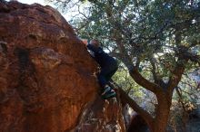 Bouldering in Hueco Tanks on 12/31/2018 with Blue Lizard Climbing and Yoga

Filename: SRM_20181231_1753420.jpg
Aperture: f/5.6
Shutter Speed: 1/160
Body: Canon EOS-1D Mark II
Lens: Canon EF 16-35mm f/2.8 L