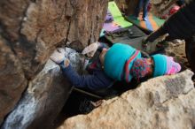 Bouldering in Hueco Tanks on 12/31/2018 with Blue Lizard Climbing and Yoga

Filename: SRM_20181231_1759180.jpg
Aperture: f/2.8
Shutter Speed: 1/100
Body: Canon EOS-1D Mark II
Lens: Canon EF 16-35mm f/2.8 L
