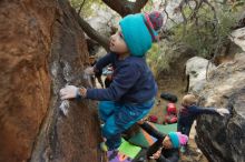 Bouldering in Hueco Tanks on 12/31/2018 with Blue Lizard Climbing and Yoga

Filename: SRM_20181231_1802171.jpg
Aperture: f/2.8
Shutter Speed: 1/100
Body: Canon EOS-1D Mark II
Lens: Canon EF 16-35mm f/2.8 L
