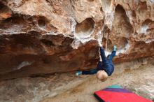 Bouldering in Hueco Tanks on 12/28/2018 with Blue Lizard Climbing and Yoga

Filename: SRM_20181228_0955520.jpg
Aperture: f/4.5
Shutter Speed: 1/200
Body: Canon EOS-1D Mark II
Lens: Canon EF 16-35mm f/2.8 L