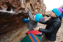 Bouldering in Hueco Tanks on 12/28/2018 with Blue Lizard Climbing and Yoga

Filename: SRM_20181228_1003100.jpg
Aperture: f/5.0
Shutter Speed: 1/160
Body: Canon EOS-1D Mark II
Lens: Canon EF 16-35mm f/2.8 L