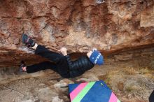 Bouldering in Hueco Tanks on 12/28/2018 with Blue Lizard Climbing and Yoga

Filename: SRM_20181228_1010480.jpg
Aperture: f/4.0
Shutter Speed: 1/200
Body: Canon EOS-1D Mark II
Lens: Canon EF 16-35mm f/2.8 L