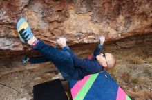 Bouldering in Hueco Tanks on 12/28/2018 with Blue Lizard Climbing and Yoga

Filename: SRM_20181228_1013400.jpg
Aperture: f/4.5
Shutter Speed: 1/200
Body: Canon EOS-1D Mark II
Lens: Canon EF 16-35mm f/2.8 L