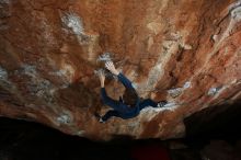 Bouldering in Hueco Tanks on 12/28/2018 with Blue Lizard Climbing and Yoga

Filename: SRM_20181228_1047440.jpg
Aperture: f/8.0
Shutter Speed: 1/250
Body: Canon EOS-1D Mark II
Lens: Canon EF 16-35mm f/2.8 L