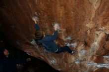 Bouldering in Hueco Tanks on 12/28/2018 with Blue Lizard Climbing and Yoga

Filename: SRM_20181228_1048010.jpg
Aperture: f/8.0
Shutter Speed: 1/250
Body: Canon EOS-1D Mark II
Lens: Canon EF 16-35mm f/2.8 L