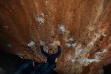 Bouldering in Hueco Tanks on 12/28/2018 with Blue Lizard Climbing and Yoga

Filename: SRM_20181228_1111110.jpg
Aperture: f/8.0
Shutter Speed: 1/250
Body: Canon EOS-1D Mark II
Lens: Canon EF 16-35mm f/2.8 L