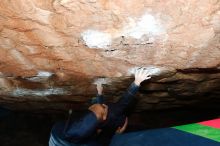 Bouldering in Hueco Tanks on 12/28/2018 with Blue Lizard Climbing and Yoga

Filename: SRM_20181228_1136450.jpg
Aperture: f/8.0
Shutter Speed: 1/250
Body: Canon EOS-1D Mark II
Lens: Canon EF 16-35mm f/2.8 L