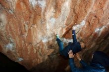 Bouldering in Hueco Tanks on 12/28/2018 with Blue Lizard Climbing and Yoga

Filename: SRM_20181228_1156320.jpg
Aperture: f/8.0
Shutter Speed: 1/250
Body: Canon EOS-1D Mark II
Lens: Canon EF 16-35mm f/2.8 L