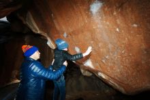 Bouldering in Hueco Tanks on 12/28/2018 with Blue Lizard Climbing and Yoga

Filename: SRM_20181228_1412030.jpg
Aperture: f/8.0
Shutter Speed: 1/250
Body: Canon EOS-1D Mark II
Lens: Canon EF 16-35mm f/2.8 L