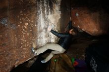 Bouldering in Hueco Tanks on 12/28/2018 with Blue Lizard Climbing and Yoga

Filename: SRM_20181228_1456170.jpg
Aperture: f/8.0
Shutter Speed: 1/250
Body: Canon EOS-1D Mark II
Lens: Canon EF 16-35mm f/2.8 L