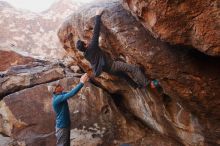 Bouldering in Hueco Tanks on 01/05/2019 with Blue Lizard Climbing and Yoga

Filename: SRM_20190105_1045090.jpg
Aperture: f/4.5
Shutter Speed: 1/200
Body: Canon EOS-1D Mark II
Lens: Canon EF 16-35mm f/2.8 L