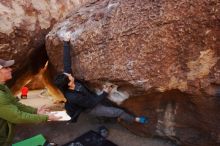 Bouldering in Hueco Tanks on 01/05/2019 with Blue Lizard Climbing and Yoga

Filename: SRM_20190105_1118160.jpg
Aperture: f/4.0
Shutter Speed: 1/200
Body: Canon EOS-1D Mark II
Lens: Canon EF 16-35mm f/2.8 L