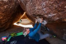 Bouldering in Hueco Tanks on 01/05/2019 with Blue Lizard Climbing and Yoga

Filename: SRM_20190105_1123440.jpg
Aperture: f/4.5
Shutter Speed: 1/200
Body: Canon EOS-1D Mark II
Lens: Canon EF 16-35mm f/2.8 L
