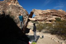 Bouldering in Hueco Tanks on 01/05/2019 with Blue Lizard Climbing and Yoga

Filename: SRM_20190105_1136000.jpg
Aperture: f/7.1
Shutter Speed: 1/200
Body: Canon EOS-1D Mark II
Lens: Canon EF 16-35mm f/2.8 L