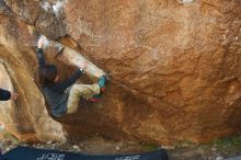 Bouldering in Hueco Tanks on 01/05/2019 with Blue Lizard Climbing and Yoga

Filename: SRM_20190105_1151530.jpg
Aperture: f/3.2
Shutter Speed: 1/250
Body: Canon EOS-1D Mark II
Lens: Canon EF 50mm f/1.8 II