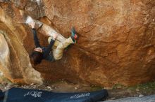 Bouldering in Hueco Tanks on 01/05/2019 with Blue Lizard Climbing and Yoga

Filename: SRM_20190105_1155280.jpg
Aperture: f/3.2
Shutter Speed: 1/250
Body: Canon EOS-1D Mark II
Lens: Canon EF 50mm f/1.8 II