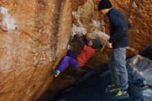 Bouldering in Hueco Tanks on 01/05/2019 with Blue Lizard Climbing and Yoga

Filename: SRM_20190105_1221270.jpg
Aperture: f/3.5
Shutter Speed: 1/200
Body: Canon EOS-1D Mark II
Lens: Canon EF 16-35mm f/2.8 L