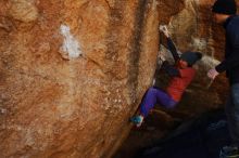 Bouldering in Hueco Tanks on 01/05/2019 with Blue Lizard Climbing and Yoga

Filename: SRM_20190105_1221290.jpg
Aperture: f/4.5
Shutter Speed: 1/200
Body: Canon EOS-1D Mark II
Lens: Canon EF 16-35mm f/2.8 L