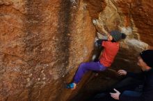 Bouldering in Hueco Tanks on 01/05/2019 with Blue Lizard Climbing and Yoga

Filename: SRM_20190105_1223190.jpg
Aperture: f/4.0
Shutter Speed: 1/200
Body: Canon EOS-1D Mark II
Lens: Canon EF 16-35mm f/2.8 L