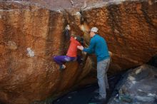 Bouldering in Hueco Tanks on 01/05/2019 with Blue Lizard Climbing and Yoga

Filename: SRM_20190105_1236420.jpg
Aperture: f/4.5
Shutter Speed: 1/200
Body: Canon EOS-1D Mark II
Lens: Canon EF 16-35mm f/2.8 L