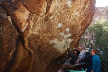 Bouldering in Hueco Tanks on 01/05/2019 with Blue Lizard Climbing and Yoga

Filename: SRM_20190105_1401240.jpg
Aperture: f/5.0
Shutter Speed: 1/250
Body: Canon EOS-1D Mark II
Lens: Canon EF 16-35mm f/2.8 L