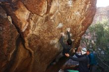 Bouldering in Hueco Tanks on 01/05/2019 with Blue Lizard Climbing and Yoga

Filename: SRM_20190105_1406111.jpg
Aperture: f/5.0
Shutter Speed: 1/250
Body: Canon EOS-1D Mark II
Lens: Canon EF 16-35mm f/2.8 L