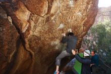 Bouldering in Hueco Tanks on 01/05/2019 with Blue Lizard Climbing and Yoga

Filename: SRM_20190105_1406150.jpg
Aperture: f/5.0
Shutter Speed: 1/250
Body: Canon EOS-1D Mark II
Lens: Canon EF 16-35mm f/2.8 L