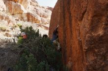 Bouldering in Hueco Tanks on 01/05/2019 with Blue Lizard Climbing and Yoga

Filename: SRM_20190105_1500410.jpg
Aperture: f/7.1
Shutter Speed: 1/250
Body: Canon EOS-1D Mark II
Lens: Canon EF 16-35mm f/2.8 L