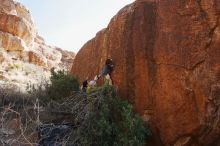 Bouldering in Hueco Tanks on 01/05/2019 with Blue Lizard Climbing and Yoga

Filename: SRM_20190105_1501200.jpg
Aperture: f/6.3
Shutter Speed: 1/250
Body: Canon EOS-1D Mark II
Lens: Canon EF 16-35mm f/2.8 L