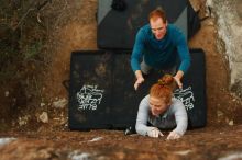 Bouldering in Hueco Tanks on 01/05/2019 with Blue Lizard Climbing and Yoga

Filename: SRM_20190105_1534060.jpg
Aperture: f/3.2
Shutter Speed: 1/400
Body: Canon EOS-1D Mark II
Lens: Canon EF 50mm f/1.8 II