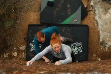 Bouldering in Hueco Tanks on 01/05/2019 with Blue Lizard Climbing and Yoga

Filename: SRM_20190105_1534180.jpg
Aperture: f/3.5
Shutter Speed: 1/320
Body: Canon EOS-1D Mark II
Lens: Canon EF 50mm f/1.8 II