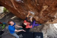 Bouldering in Hueco Tanks on 01/05/2019 with Blue Lizard Climbing and Yoga

Filename: SRM_20190105_1609530.jpg
Aperture: f/4.5
Shutter Speed: 1/250
Body: Canon EOS-1D Mark II
Lens: Canon EF 16-35mm f/2.8 L