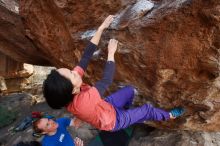Bouldering in Hueco Tanks on 01/05/2019 with Blue Lizard Climbing and Yoga

Filename: SRM_20190105_1610070.jpg
Aperture: f/4.5
Shutter Speed: 1/250
Body: Canon EOS-1D Mark II
Lens: Canon EF 16-35mm f/2.8 L