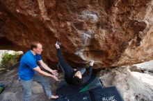 Bouldering in Hueco Tanks on 01/05/2019 with Blue Lizard Climbing and Yoga

Filename: SRM_20190105_1622140.jpg
Aperture: f/5.0
Shutter Speed: 1/200
Body: Canon EOS-1D Mark II
Lens: Canon EF 16-35mm f/2.8 L