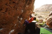 Bouldering in Hueco Tanks on 01/05/2019 with Blue Lizard Climbing and Yoga

Filename: SRM_20190105_1727200.jpg
Aperture: f/5.6
Shutter Speed: 1/250
Body: Canon EOS-1D Mark II
Lens: Canon EF 16-35mm f/2.8 L