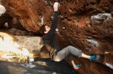 Bouldering in Hueco Tanks on 01/05/2019 with Blue Lizard Climbing and Yoga

Filename: SRM_20190105_1752040.jpg
Aperture: f/2.8
Shutter Speed: 1/200
Body: Canon EOS-1D Mark II
Lens: Canon EF 16-35mm f/2.8 L