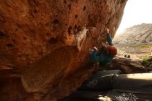 Bouldering in Hueco Tanks on 01/05/2019 with Blue Lizard Climbing and Yoga

Filename: SRM_20190105_1753450.jpg
Aperture: f/6.3
Shutter Speed: 1/200
Body: Canon EOS-1D Mark II
Lens: Canon EF 16-35mm f/2.8 L