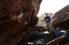 Bouldering in Hueco Tanks on 01/05/2019 with Blue Lizard Climbing and Yoga

Filename: SRM_20190105_1802170.jpg
Aperture: f/5.0
Shutter Speed: 1/200
Body: Canon EOS-1D Mark II
Lens: Canon EF 16-35mm f/2.8 L