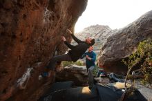 Bouldering in Hueco Tanks on 01/05/2019 with Blue Lizard Climbing and Yoga

Filename: SRM_20190105_1802260.jpg
Aperture: f/5.0
Shutter Speed: 1/200
Body: Canon EOS-1D Mark II
Lens: Canon EF 16-35mm f/2.8 L