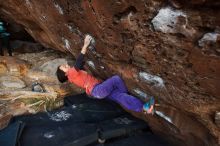 Bouldering in Hueco Tanks on 01/05/2019 with Blue Lizard Climbing and Yoga

Filename: SRM_20190105_1805080.jpg
Aperture: f/2.8
Shutter Speed: 1/160
Body: Canon EOS-1D Mark II
Lens: Canon EF 16-35mm f/2.8 L